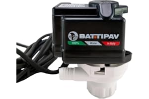 BATTIPAV P3 Wasserpumpe 4 Meter Kabel. 1600 l/h für Steintrennmaschinen und Steinsägen