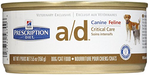 Hill's C-54500 Diet Canine y Feline A/D - Comida para  gato y perro, 156 gr/unidad , 24 Unidades