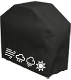 Funda Impermeable Para Barbacoa Grande – Protector Resistente 124x91x65 Cm, Poliéster, Cubre Parrillas Exterior, Mygarden