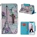 Produktbild NewTH iPhone XR Hüllen Cover Schmetterlinge lieben Blumen PU Ledercase Schutzhülle Scratch Etui Kartensteckplätze Magnetverschluss Ständer Flip Tasche für Apple iPhone XR