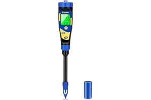 UIUZMAR Soil pH Tester Digital for Garden, Soil Tester pH Meter for Soil and Water, 2 in 1 Soil pH Testing Kit for Indoor Outdoor Plant, Garden, Lawn, Greenhouses, Farms, Aquarium, Pool, Food