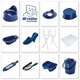 Rotho Babydesign 200210020 BB Windeleimer, blue perl - 2