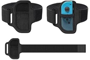 WBZOWRB Correas para Las Piernas Compatibles con Las Correas para Las Piernas De Nintendo Switch Sports Play,Correa para Las Piernas,Correa Adhesiva Ajustable Accesorios De Nintendo Switch