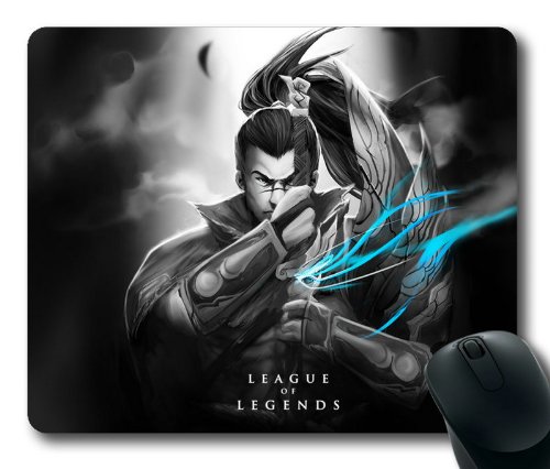 Customizablestyle League of Legends Yasuo-2 Mousepad, Customized Rectangle DIY Mouse Pad