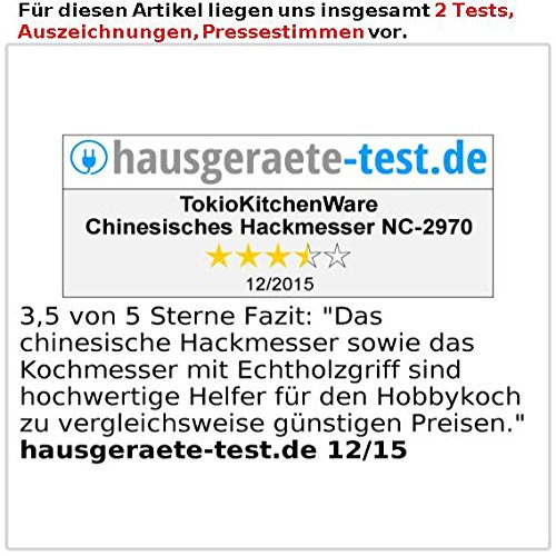 TokioKitchenWare Chinesisches Hackmesser, handgeschmiedet - 6