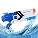 Produktbild Super lange Reichweite Wasserpistole für Kinder Erwachsene Sommer Party & Outdoor Beach Water Fun Aktivität & Familie Spiel Blaster 10-11m Reichweite und 2000CC Super Large Moisture Capacity