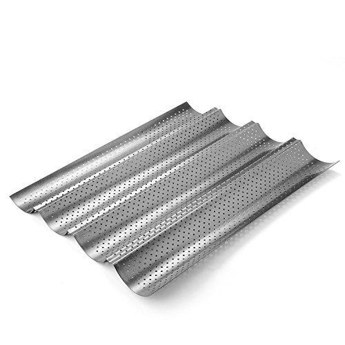 Fanaticism 4 Mulden Baguette-Backblech, 38*33*2.5cm, Antihaft - 2