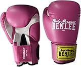 7,5 cm Klettverschluss BENLEE Rocky Marciano Rodney Boxhandschuhe, Pink/White, 8 oz