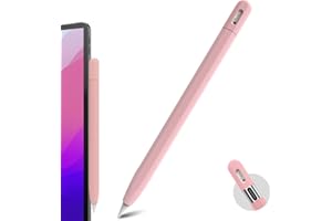 BEAUDOM Custodia in Silicone per Apple Pencil USB-C Antiscivolo Case Compatibile (Rosa)