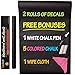 Produktbild Colore Blackboard Wall Decals - Premium Vinyl Contact Paper For Restaurant Menu Chalkboard, Office, Wallpaper, Home Kitchen Stickers - FREE Colored Chalks, Chalk Pen & Wipe Cloth - 2 Rolls