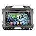 Produktbild tltek® Auto GPS Navigation System für Kia Sportage 2010 2011 2012 2013 17,8 cm HD 1024 * 600 muti-touch Display Quad-Core Android 4.4 DVD-Player + Bluetooth + WiFi + SWC + Backup Kamera + EU Karte