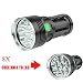 Produktbild Bluelover B Skyray König 8X Cree Xm-L T6 10000 Lumen Super Bright LED Taschenlampe Schwarz