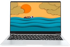 KUU Ordinateur Portable 14,1", Windows 11 PC Portable 8Go de DDR4 RAM SSD 256Go, Notebook PC Celeron J4105 Processeur, Laptop avec Écran HD 1920 * 1080, Bluetooth4.2, USB3.0, TF Card Extensible