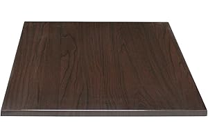 Bolero gg639 cuadrado tablero de la mesa, color marrón oscuro