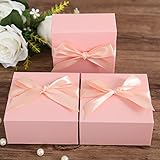 Dream Planner 50pcs 1,89x4x4 pouces Anniversaire Faveur De Fête De Mariage, Cadeau De Mariage Sacs Bonbons Au Chocolat et Coffrets Cadeaux Douche De Mariée Papier Cadeau Boîte