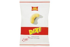 San Carlo Patatine Dixi cornetti di Mais al Formaggio Confezione 15 pacchi da 50 gr ciascuno (1000060863)