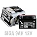 Produktbild Motorrad Batterie 9Ah - YTX9-BS AGM GEL CTX9-BS GTX9-BS 50812 SIGA 12V