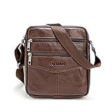 【100% cuero】- Hecho de cuero de alta calidad, se siente lujoso, cómodo, flexible, suave y no colapsado, cuero grueso, duradero y duradero. bolsos bandolera hombre cuero nike baratos piel coronel tapioca converse grande gucci levis marca negro piel noble vintage