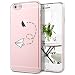 Produktbild GrandEver Hülle für Apple iPhone 6 / iPhone 6S Transparent Weiche Silikon Handyhülle Gel TPU Bumper Durchsichtig Schutzhülle mit Lieblich Papierflieger Muster Klar Handytasche Slim Soft Case Cover
