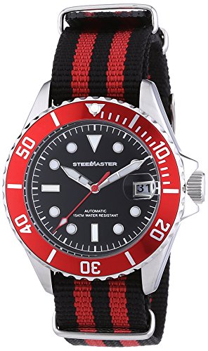 Steel Master Herren-Armbanduhr Automatik Analog Nylon - DW13001 Steel Master Herren-Armbanduhr Automatik Analog Nylon - DW13001