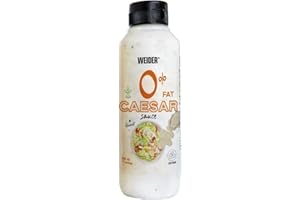 Weider Salsa Zero Cesar 265 ml - Salsa Cesar 0% Grasas/Cero Azúcar / 100% Sabor