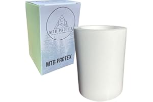 MTB PROTEX 75mm x 1m, 2m, 3m Helicopter Tape or Bike Protection Tape - Bike Accessories to Protect Your MTB, eBike, Road Bike from Scratches, Stone and Gravel Damage - Self Adhesive Paint Protection Film