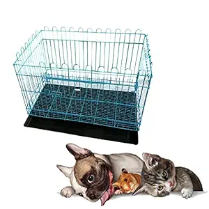 Jainsons Pet Products Dog Pet Playpen Foldable Puppy Playpen Exercise Pen Fence Indoor Rectangle Shape Playpen Dog Pen Ideal for Small Dogs Cats Rabbits - 36 inch x 23.5 inch