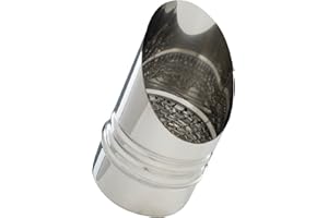 TEKNOSTEELL TERMINALE CON RETE ANTI VOLATILE PER CANNA FUMARIA TUTTI I DIAMETRI (Ø110)