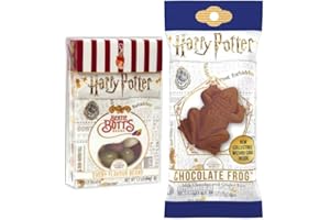 Harry Potter Jelly Belly Bertie Botts Bohnen 35g und Schokoladenfrosch mit Sammelkarte