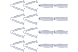 ARTGHJL Nabelschnurklemme, Kunststoff Schwein Nabelschnurklemme, Einweg Nabelschnur Clip, Nabelschnur Clip, für Haustiere Ferkel Lamm Ziege Welpen Kätzchen Farm Ranch, 16 Stück