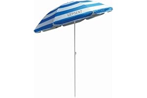 EPISENT 7L Fillable Parasol Base – Water or Sand Weighted Garden Umbrella Stand | Durable Weatherproof Plastic, Anti-Tip Design, Adjustable Fit for Patio Parasols, Easy-Fill Cap, 40cmDiameter - 𝗘𝗣𝗜𝗦𝗘𝗡𝗧