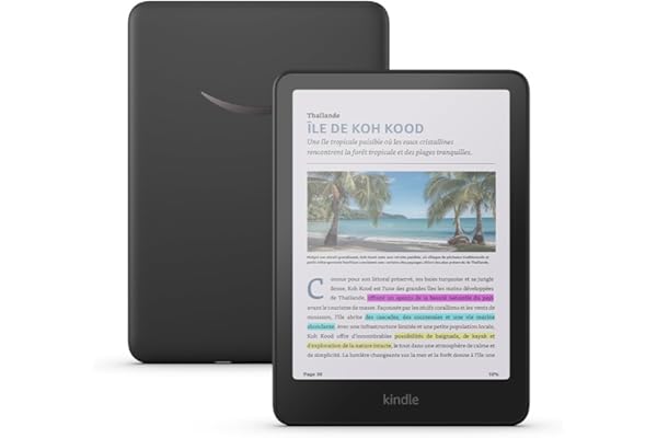 Amazon Kindle Colorsoft (Nouvelle génération) - avec écran couleur et éclairage chaud réglable - 16 Go
