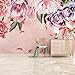 Produktbild Ponana Benutzerdefinierte Foto Floral Tapete Handgemalte Blumen Garten Tapete Wandmalerei Mode Wohnzimmer Schlafzimmer Tapetenwandbilder    K-350X250Cm
