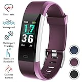 【Cargador USB integrado y soporte para APP】El USB integrado simplifica la forma de cargar el reloj de fitness, simplemente conéctalo a un dispositivo con puerto USB, sin necesidad de cable ni base de carga. Recomendamos descargar las aplicaciones "VeryFitPro" para un registro de datos a largo plazo y Tracker Function Expansion.