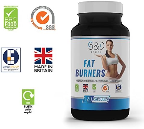 New Fat Burners for Women - Drop Body Fat and Increase Energy (120 Capsules)