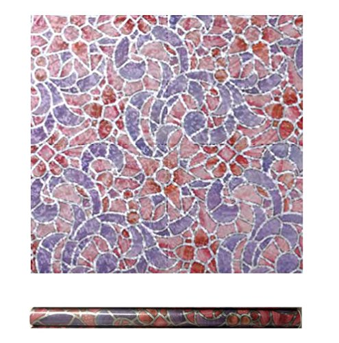 Bunte Fensterfolie Reims Adhesive – Klebefilm Bleiglas Look 0,45 m x 2 m - 2