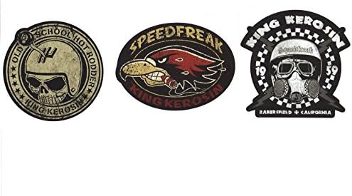 127 King Kerosene Set Speedreak Sticker Rockabilly / Old School / Hot Rod / V8 / Retro