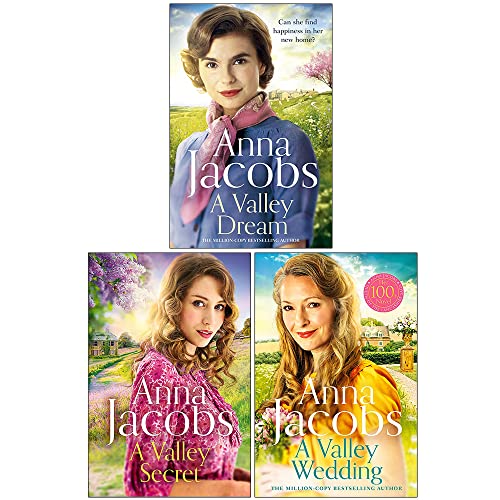 Anna Jacobs Backshaw Moss Series 3 Books Collection Set (A Valley Dream