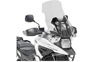 GIVI Transparente Windschutzscheibe 57,5 x 50,5 cm für Suzuky V-Strom 1050 Del 2020