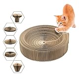 Katzen Kratz-Bett, zusammenklappbarer Karton-Kratzer...