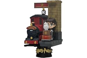 Beast Kingdom - Statuetta da collezione Dstage Harry Potter - Binario 9 e 3/4 - Statuetta Ufficiale da collezione - Harry Potter gadget,regalo Harry Potter, Vari, DS-099