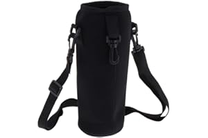 BSGP 1 sac isotherme pour bouteille d'eau, bandoulière réglable, 1 l