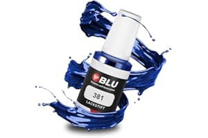 BLU Stylo de Retouche de Peinture Bleu Compatible avec BMW 381 Bleu Le Mans | Réparation de Peinture Automobile
