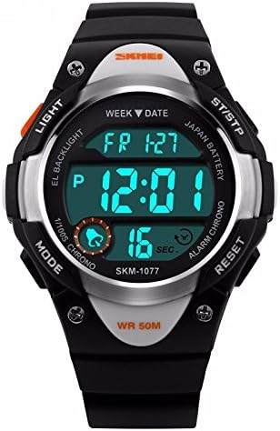 Watches,Digital Watches,Kid Watches,Outdoor Sports Watches,Waterproof Digital Watch With Alarm,calendar And Stopwatch(Black)