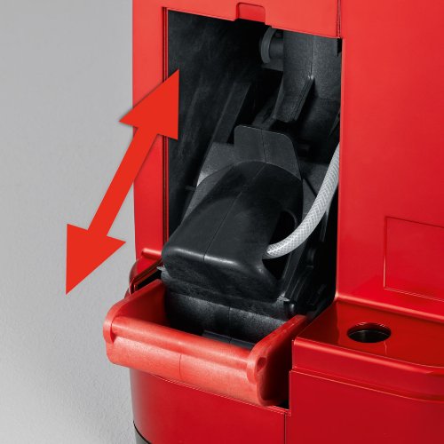 Severin KV 8062 Kaffeevollautomat „Piccola premium“ (Inklusive Thermo-Milchbehälter, Cappuccinatore) rot metallic / schwarz - 9