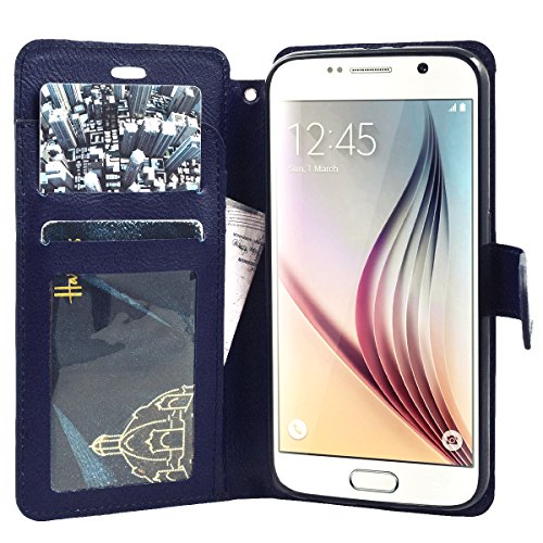 Funda para Samsung Galaxy S6 Libro Retro Dise  o con Tapa  CE-Link Funda Piel   Silicona TPU Interior Soporte Plegable Ultra Fina Piel Premium con Cierre Magn  tico  Samsung S6 Case Cover Carcasa Fina y Resistente - Azul reviews Funda para Samsung Galaxy S6 Libro Retro Dise  o con Tapa  CE-Link Funda Piel   Silicona TPU Interior Soporte Plegable Ultra Fina Piel Premium con Cierre Magn  tico  Samsung S6 Case Cover Carcasa Fina y Resistente - Azul