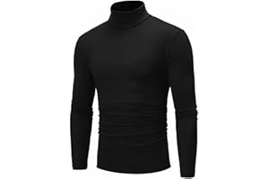 JJPAR Sweat-Shirt Homme Col Roulé Printemps Chaud Respirant Slim Chemise Mode Décontractée Pas Cher Outdoor Courir Cyclisme Survêtements