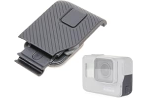 NMD&LR Couvercle De Porte Latérale De Remplacement pour Gopro Hero 5/6/7, Couvercle De Port USB-C Étanche Et Anti-poussière Pièce De Réparation Accessoires pour Caméras Gopro Hero 5/6/7