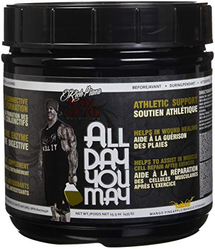 5% Nutrition - Rich Piana All Day you May (30 serv) Mango Pineapple er Pack Ohne Pfand, 465 g