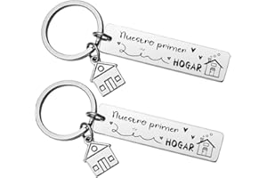 FGHJK Llavero Nuevo para Hogar, Llavero de Pareja, Nuestro Primer Hogar 2025, Nuevo Hogar, Regalos de Inauguración de la Casa, Regalos Cálidos para Parejas Llavero Nuevo Hogar